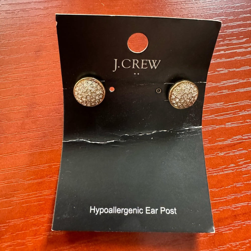 J.Crew Elegant Rhinestone Earrings
